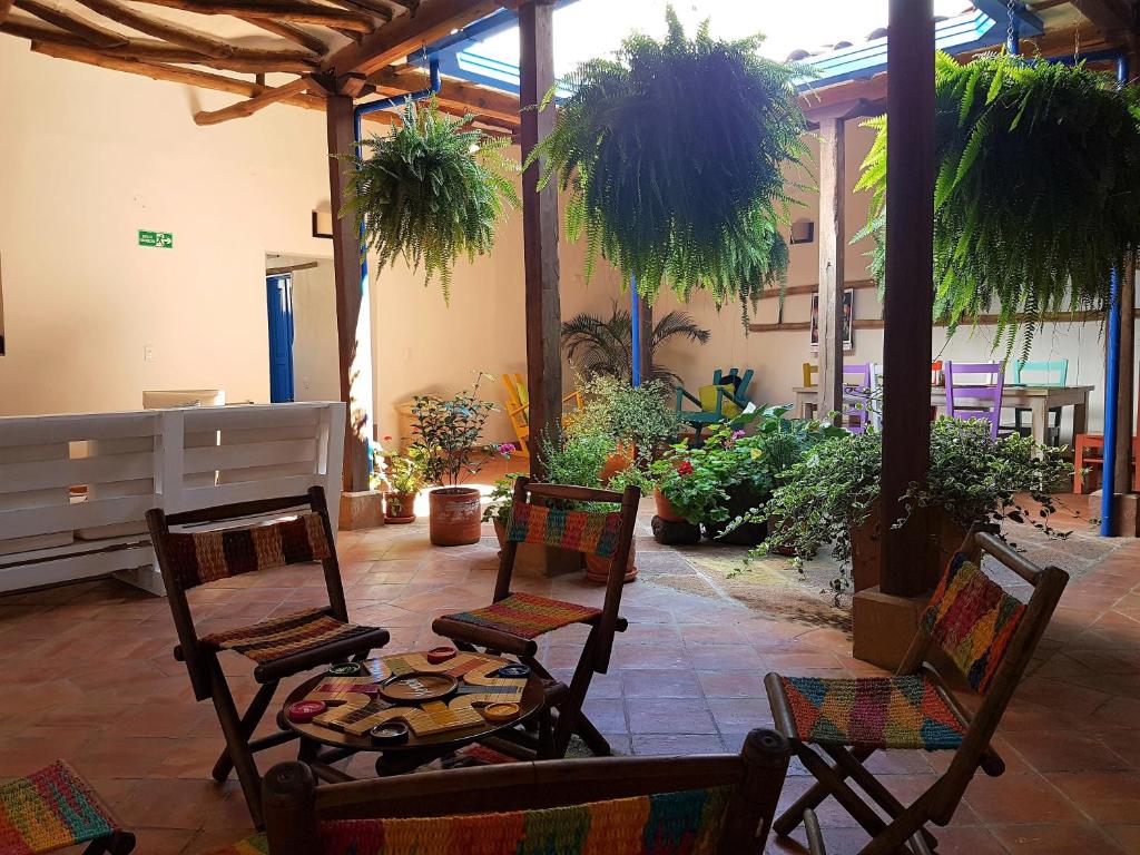 Posezení v ubytování Meraki Boutique Hostel