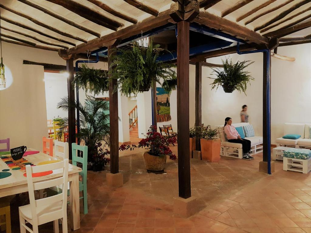 Posezení v ubytování Meraki Boutique Hostel