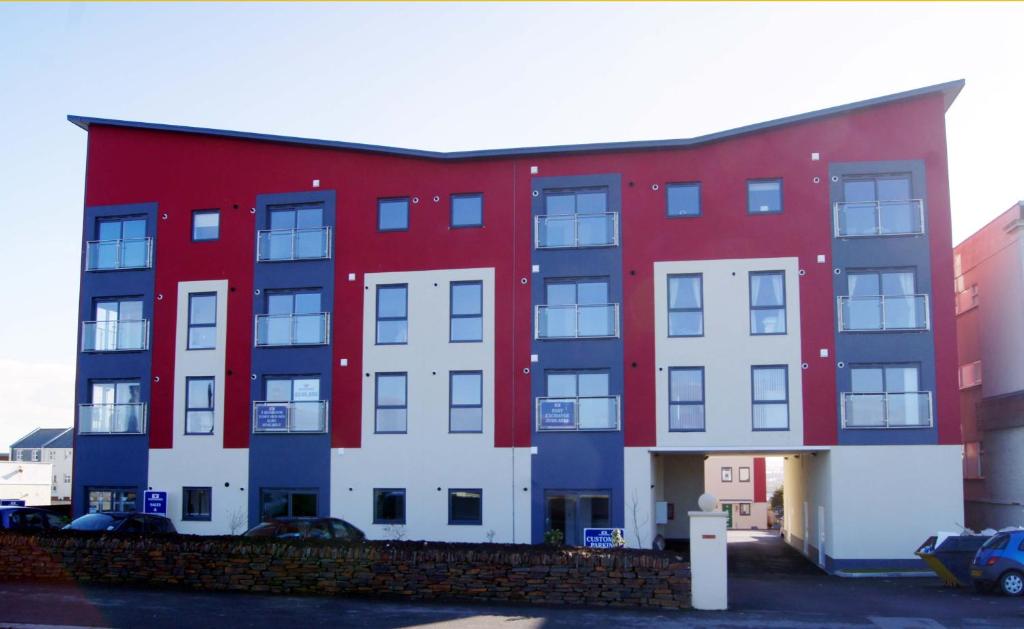 Bygningen som lejligheden ligger i