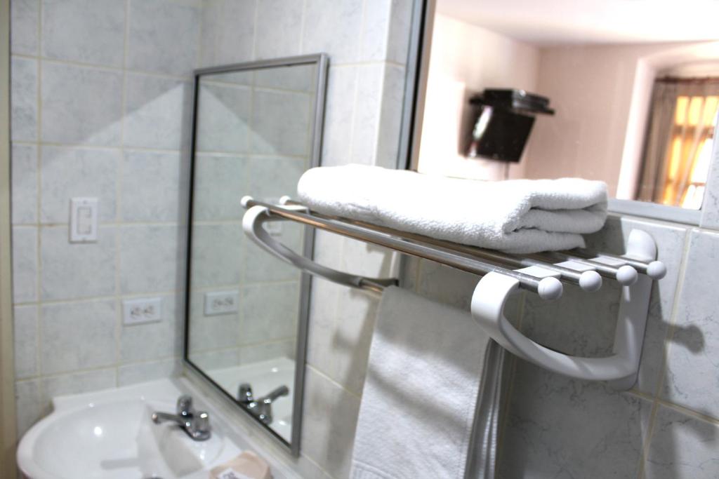 Koupelna v ubytování Rio Hotel