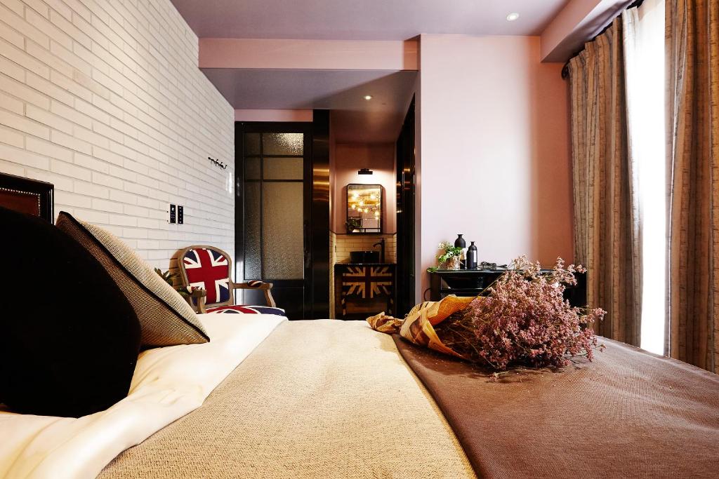 Postel nebo postele na pokoji v ubytování Roseto Hotel