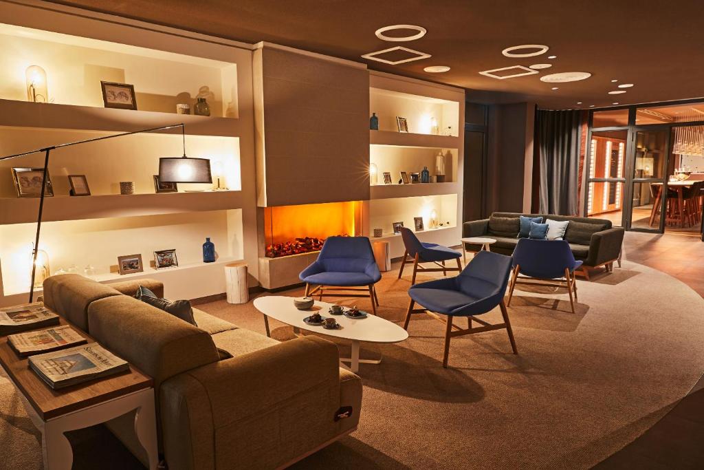 Posezení v ubytování Steigenberger Hotel München