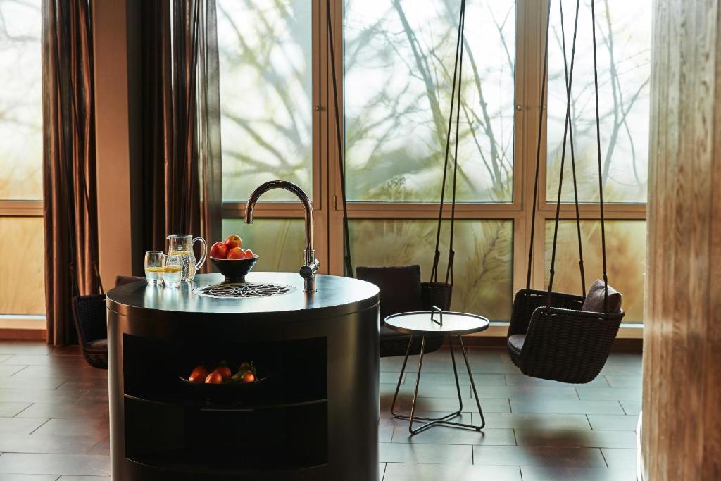 Posezení v ubytování Steigenberger Hotel München