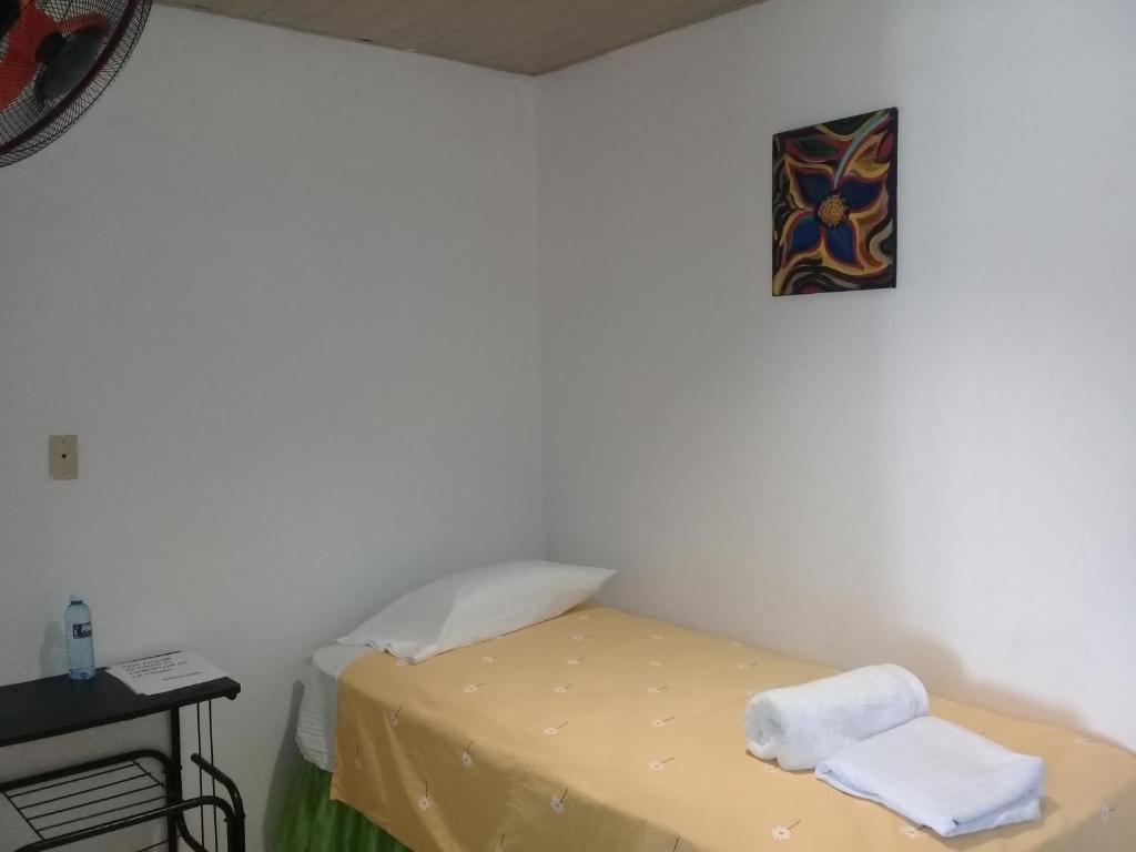 Postel nebo postele na pokoji v ubytování Hostel Quintonido