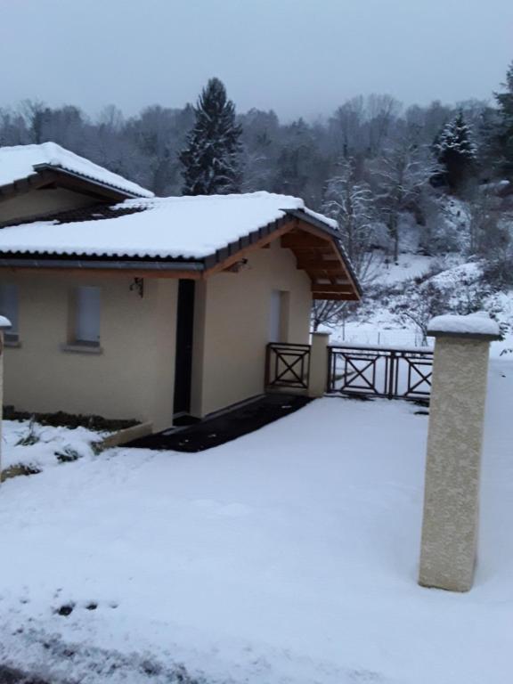 Studio de la corbaz v zimě