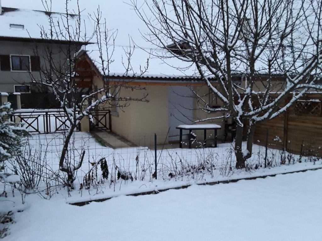 Studio de la corbaz v zimě