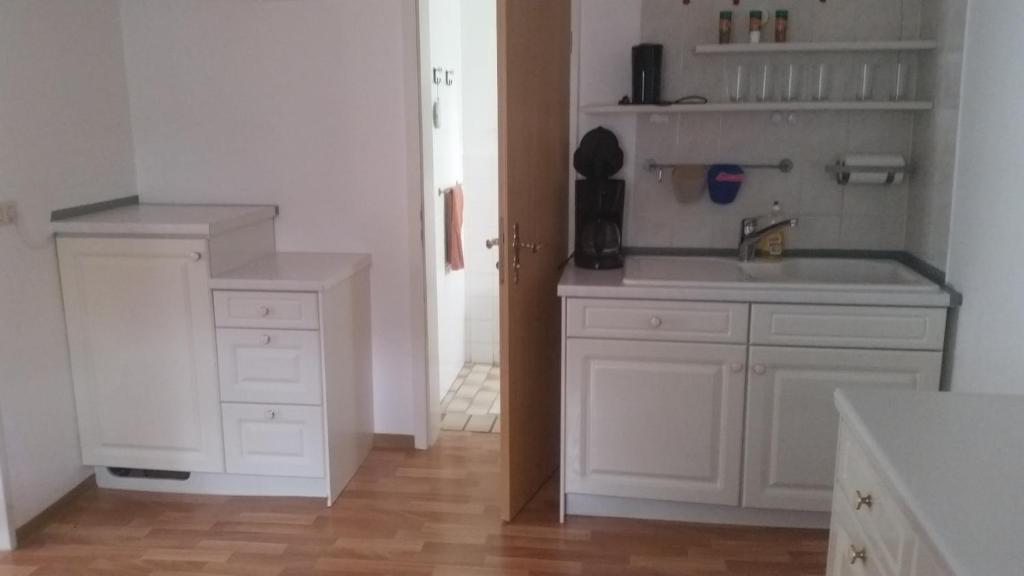 Kuchyň nebo kuchyňský kout v ubytování Baunaeck