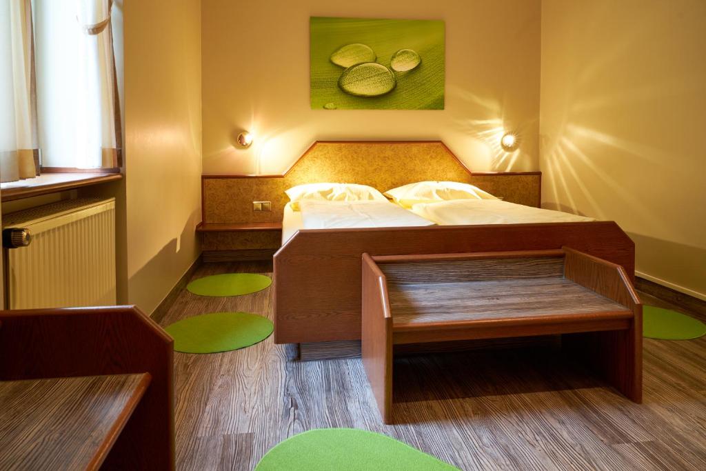 Postel nebo postele na pokoji v ubytování Sonnenhof