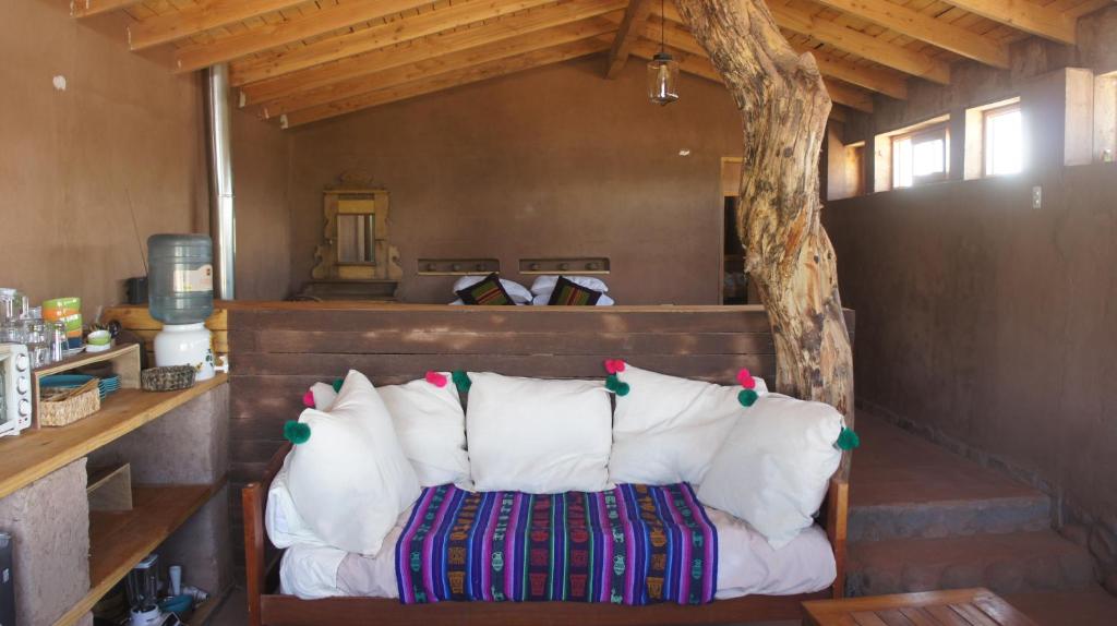 Posezení v ubytování Vernacular Lodge