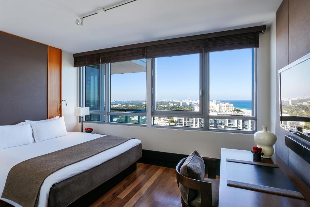 Postel nebo postele na pokoji v ubytování The Setai, Miami Beach