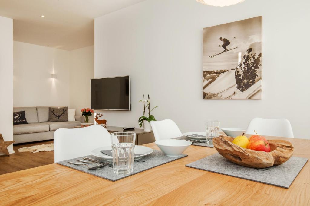 TV a/nebo společenská místnost v ubytování quartier39
