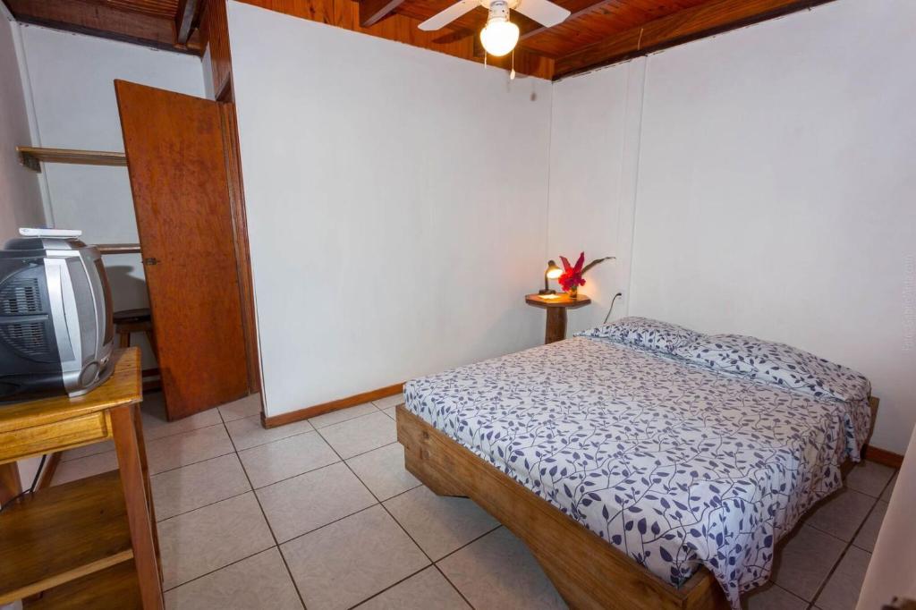 Postel nebo postele na pokoji v ubytování Cabinas Arrecife