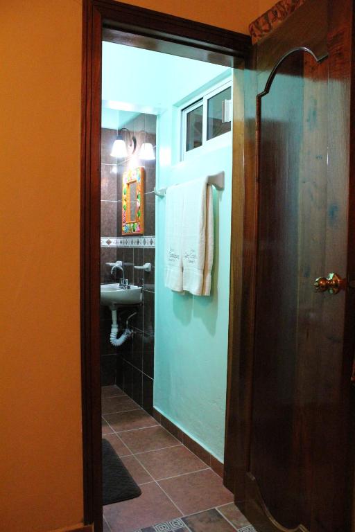Koupelna v ubytování Posada Los Chaneques Catemaco