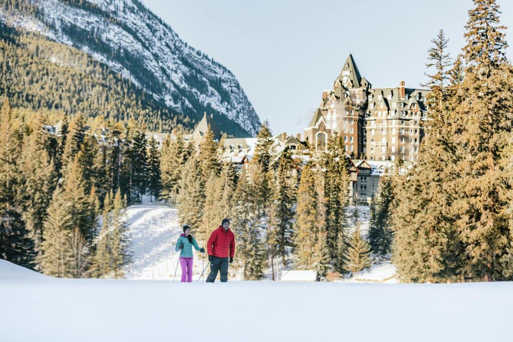 Fairmont Banff Springs v zimě