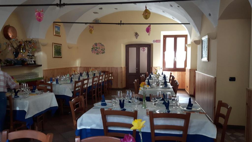 Restaurace v ubytování Trattoria Bar Pace