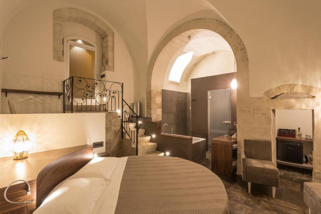 Posezení v ubytování B&B Giardino Di Pietra