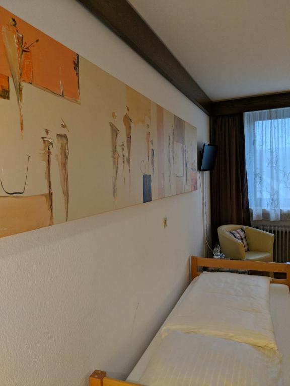 Postel nebo postele na pokoji v ubytování Hotel Sonne29