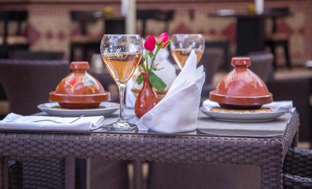 Nápoje v ubytování Atlantic Hotel Agadir