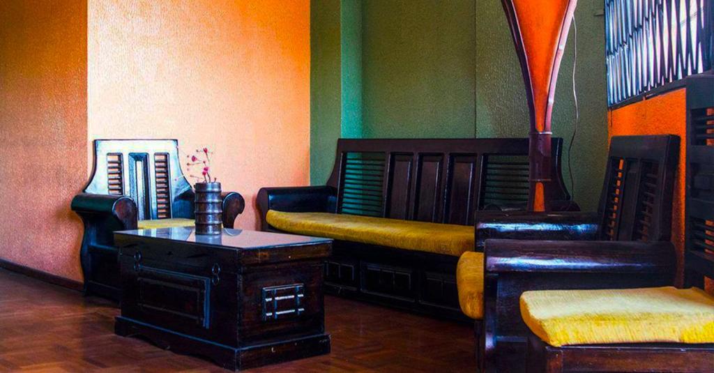 Posezení v ubytování La Estación Hostal