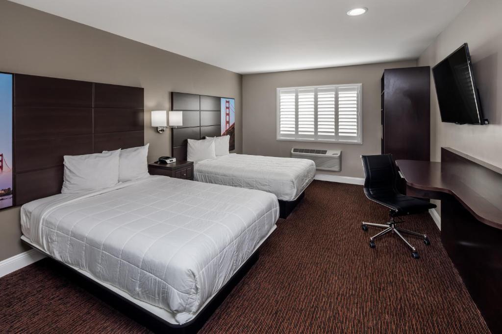 Vallejo Inn - Chambre Double Avec Deux Lits Doubles - Non-fumeurs