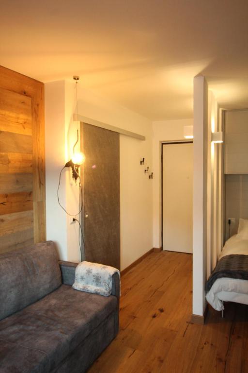 Voodi või voodid majutusasutuse Monolocale Monterosa toas