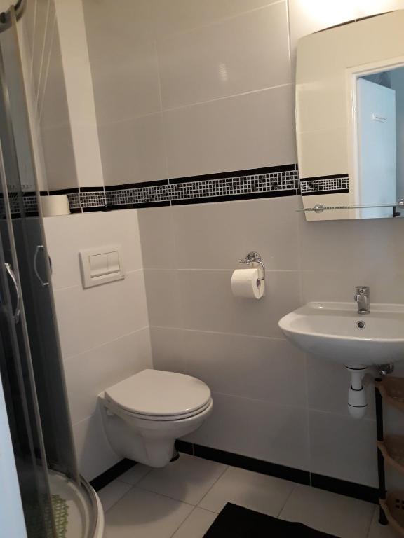 Kúpeľňa v ubytovaní Willa Kamako