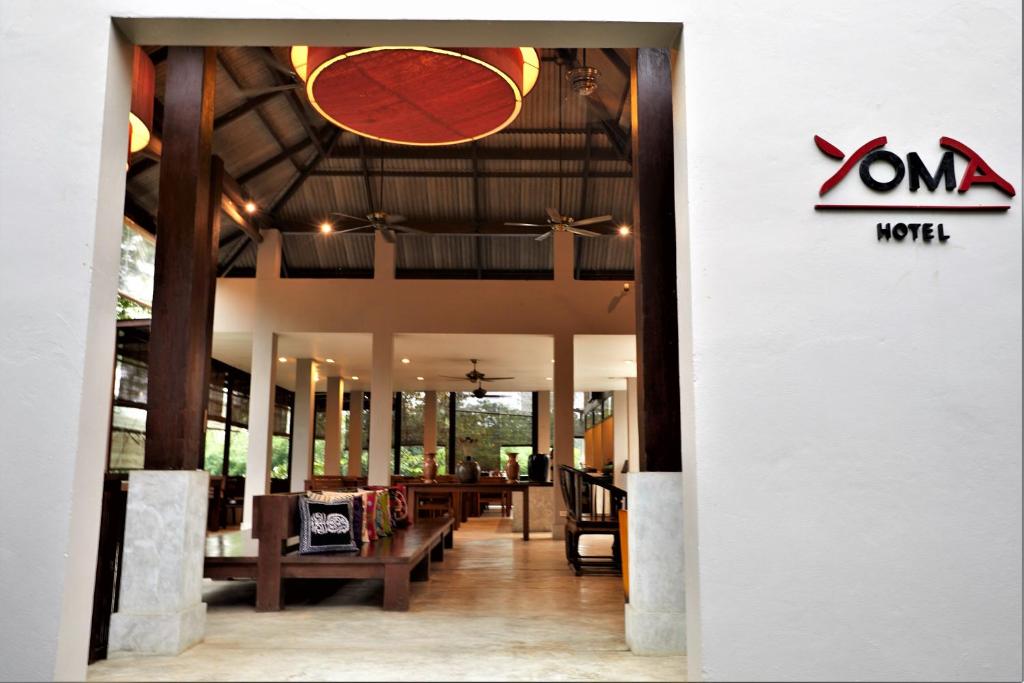 Certifikát, hodnocení, plakát nebo jiný dokument vystavený v ubytování Yoma Hotel, Pai