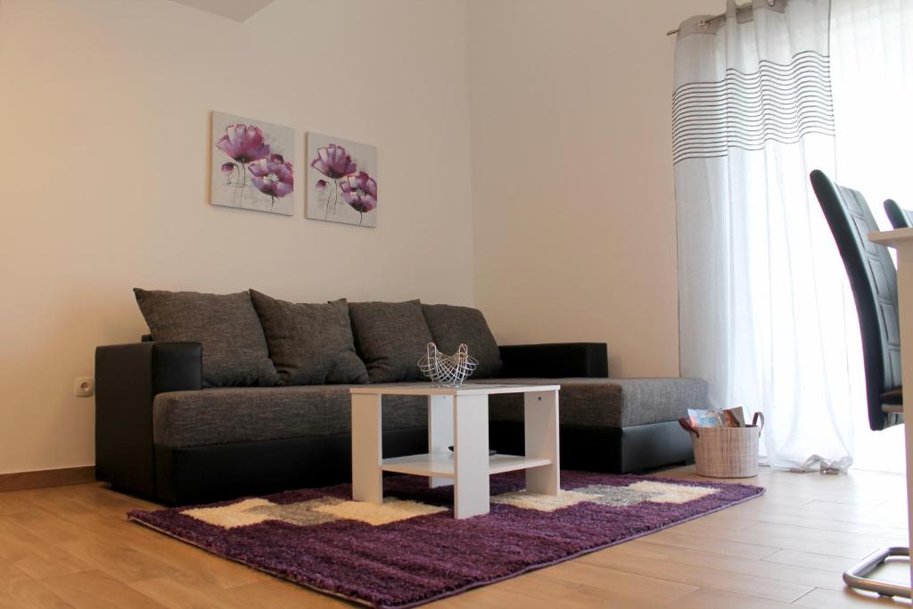 Posezení v ubytování Apartments Tea
