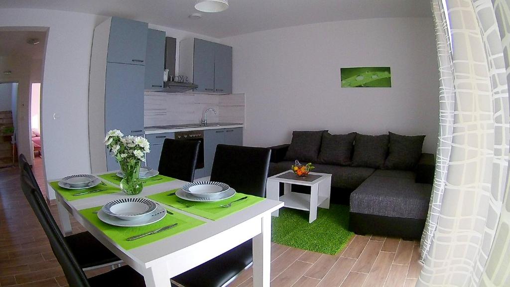 Posezení v ubytování Apartments Tea