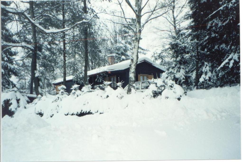 Chata Kytlice durante l'inverno