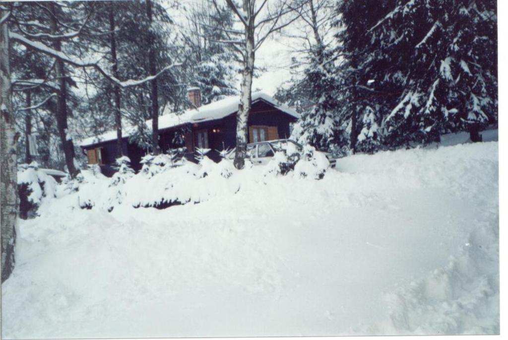 Chata Kytlice durante l'inverno