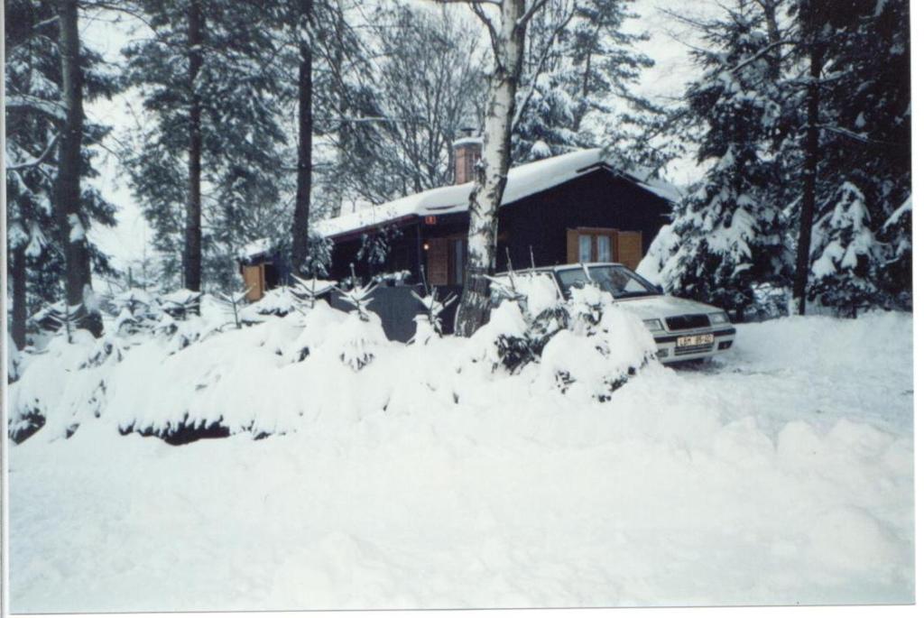 Chata Kytlice durante l'inverno