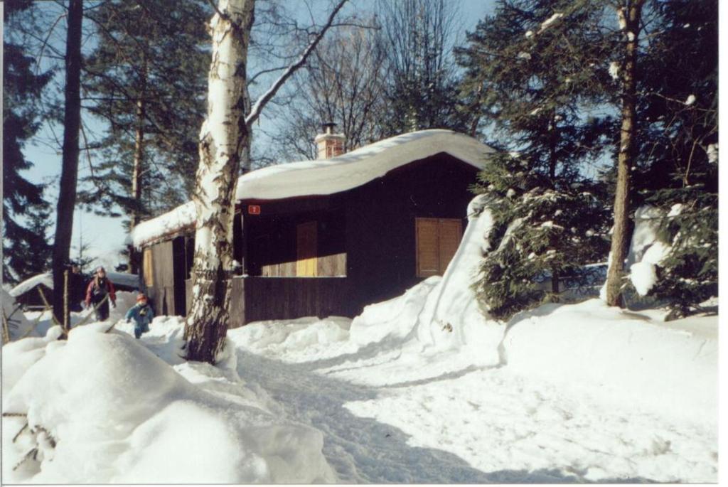 Chata Kytlice durante l'inverno