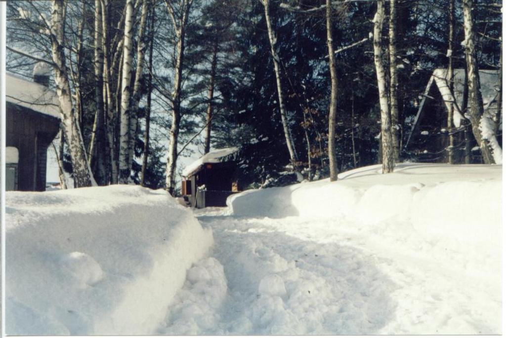 Chata Kytlice durante l'inverno