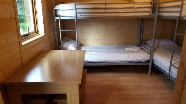 Postel nebo postele na pokoji v ubytování Clunebeg Lodge