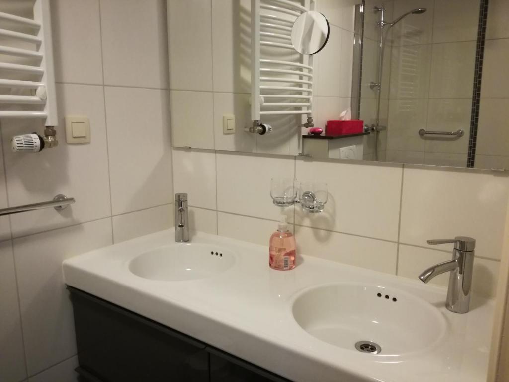 Koupelna v ubytování La Rose