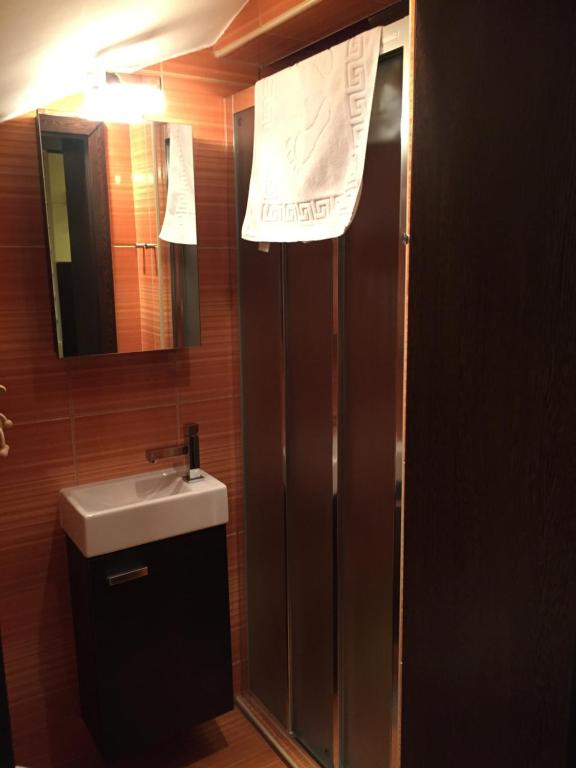 Kúpeľňa v ubytovaní Vml Premium Apartman