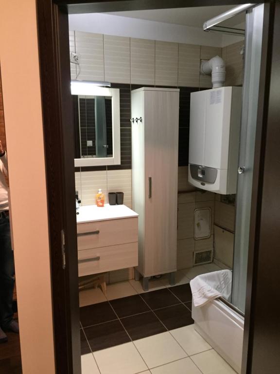 Kúpeľňa v ubytovaní Vml Premium Apartman