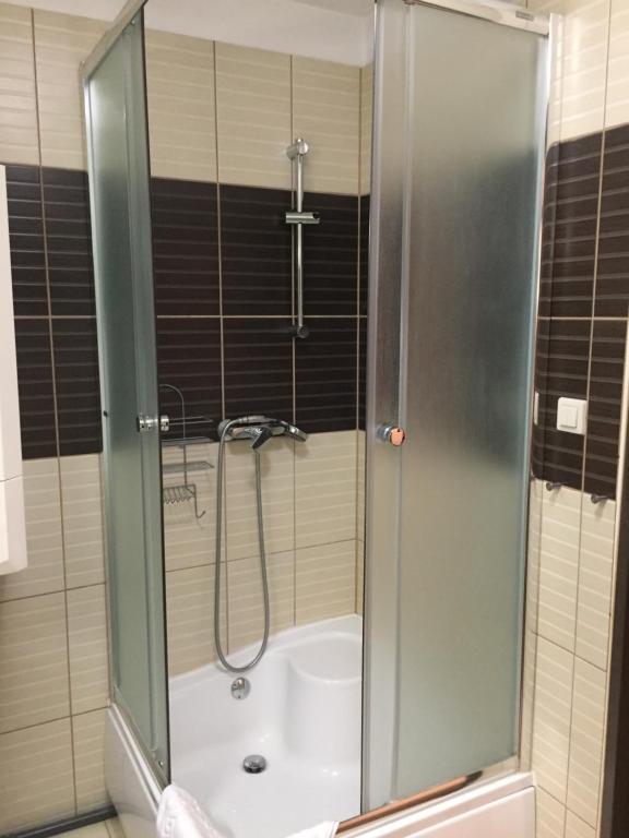 Kúpeľňa v ubytovaní Vml Premium Apartman