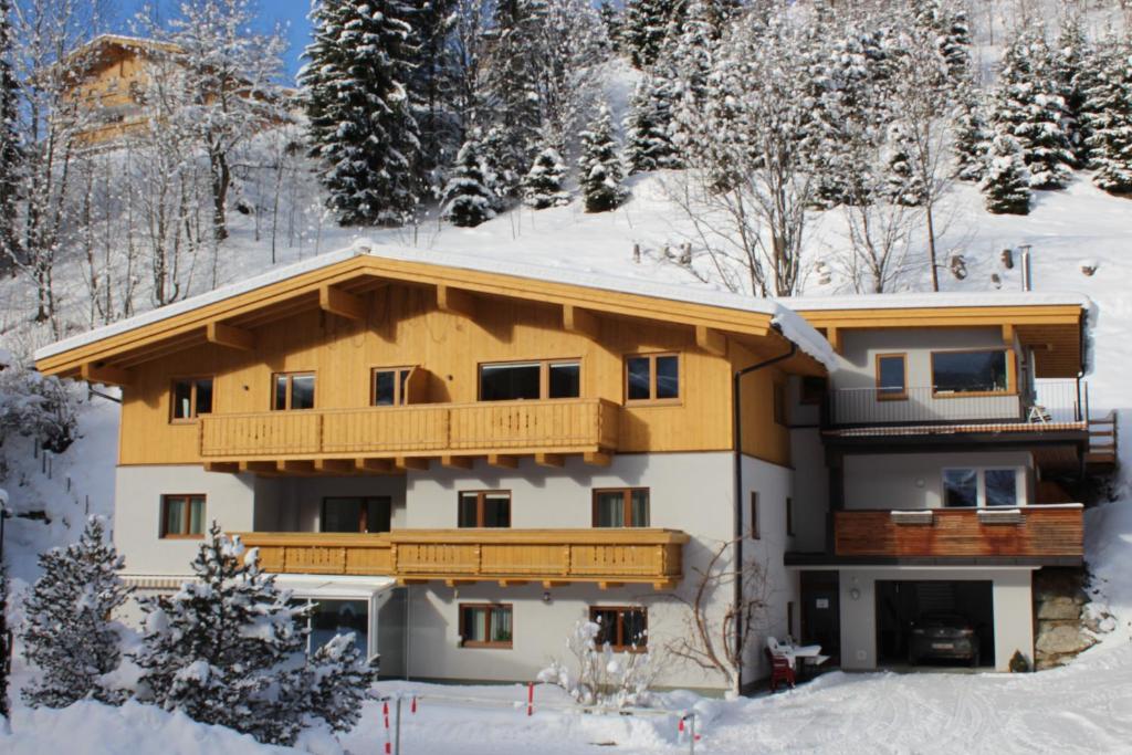 Appartement Schönfeld during the winter