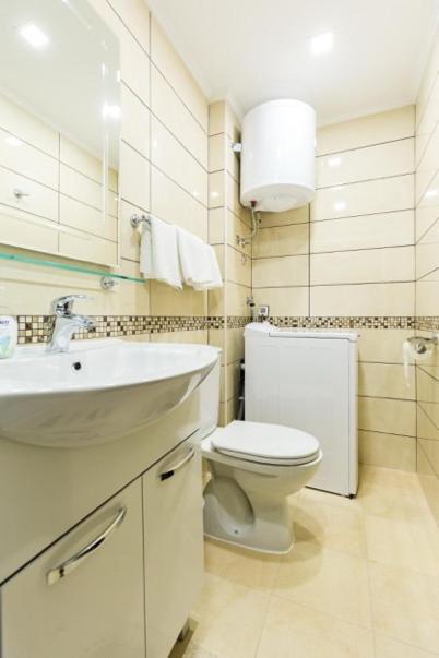 Kúpeľňa v ubytovaní Niki Apartment