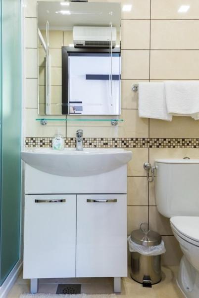 Kúpeľňa v ubytovaní Niki Apartment