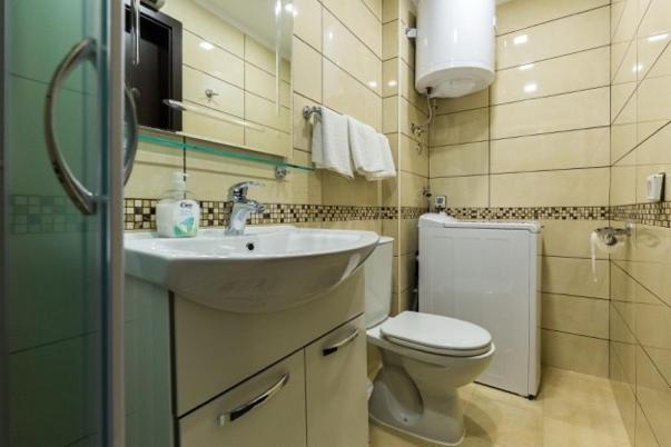 Kúpeľňa v ubytovaní Niki Apartment