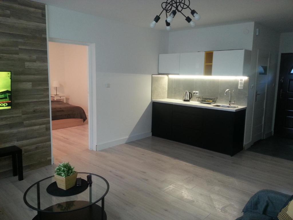 Kuchyňa alebo kuchynka v ubytovaní Willa Kolor Pokoje Apartamenty Restauracja
