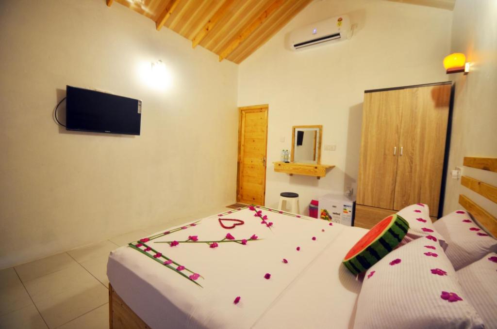 Postel nebo postele na pokoji v ubytování Resten inn