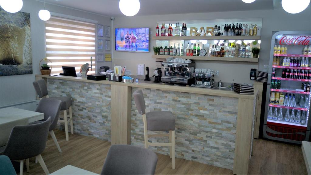 Lounge nebo bar v ubytování Potaissa Hotel