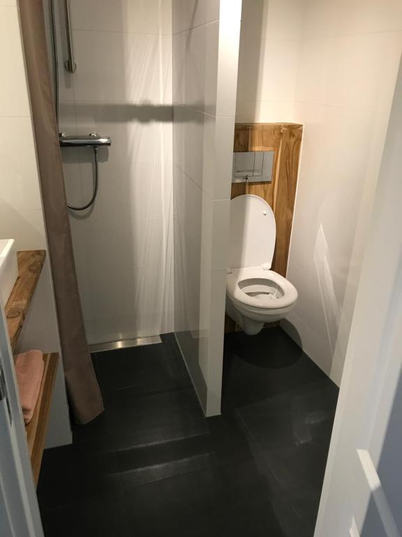 Koupelna v ubytování Mooi Genieten