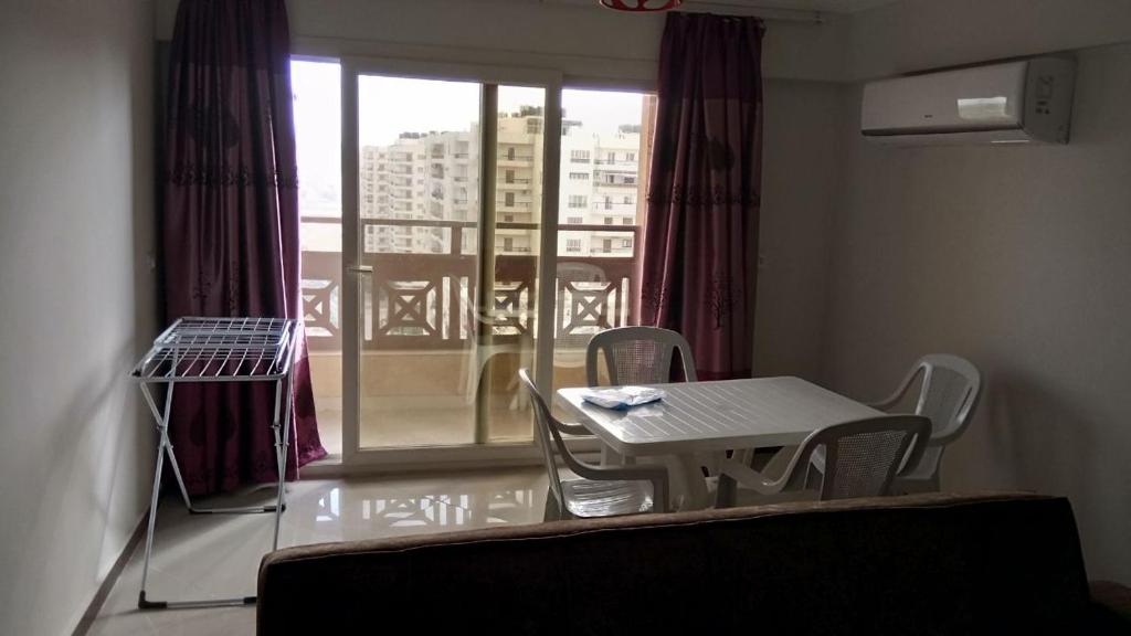 A balcony or terrace at Mohamed Afifi Florence El Montazah - 2 Bed rooms - "Compound"