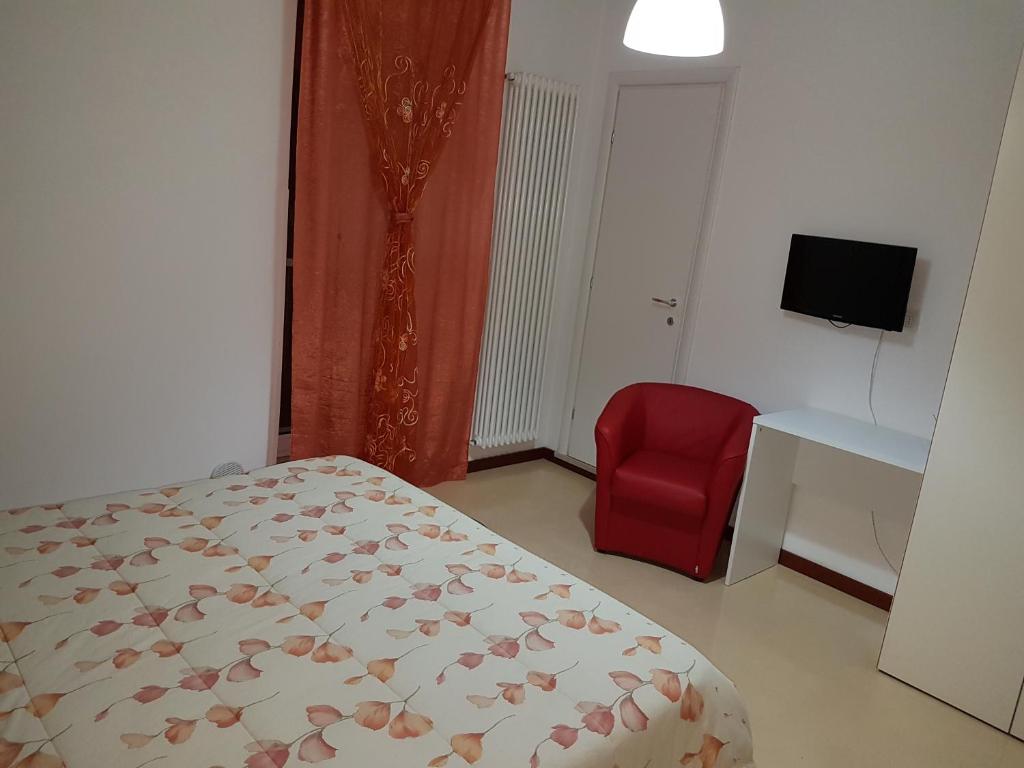 TV a/nebo společenská místnost v ubytování B&B Nonna Rosaria