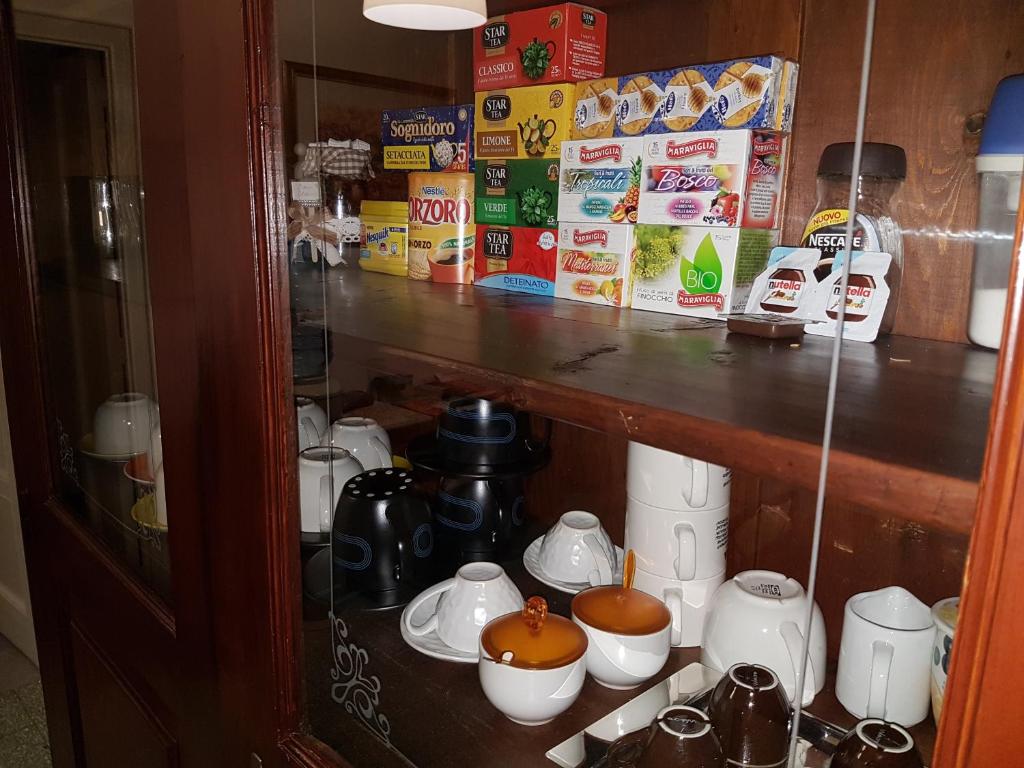 Kuchyň nebo kuchyňský kout v ubytování B&B Nonna Rosaria